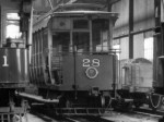 Car No.28, Laxey Car Shed, 1956