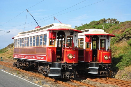 1893 built Cars 1 and 2 are seen side by sideat Lag Birragh in 2013. ©Andrew Scarffe