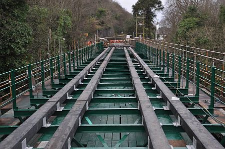 The overhaul of Ballure Viaduct approaches completion, 26.02.15