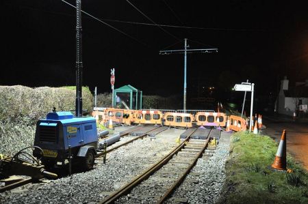Light at night at Ballagawne, 26.02.15