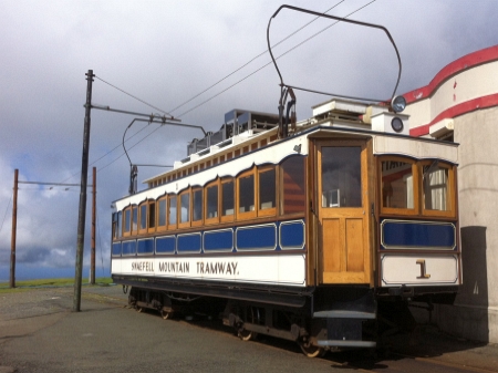 Car No.1 at the Summit, August 2014, a duty it has performed for nearly 120 years. © Alex Fairlie