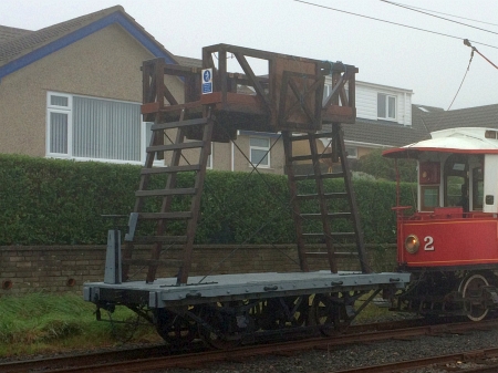 Tower Wagon No.1 at Onchan Head, 28th of July 2016. © Alex Fairlie